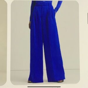 Lauren Ralph Lauren
Women's Pleated
Satin Crepe Wide-Leg Pants Size 13